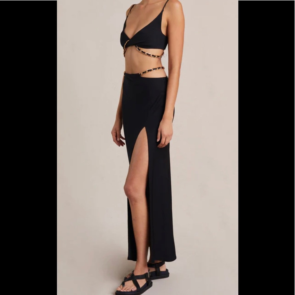 Bec+Bridge Modern Romance Top — Black — Top is AU 8/US 4 and Bottom is AU 6/US 2